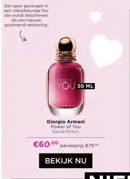 ICI Paris XL Giorgio Armani aanbieding