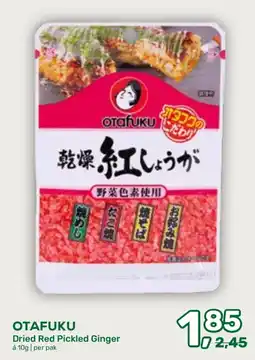 Amazing Oriëntal Otafuku Dried Red Pickled Ginger aanbieding