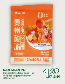 Amazing Oriëntal Nan shan po Guizhou Style Sour Soup Hot aanbieding