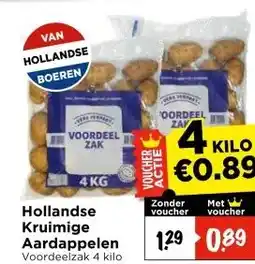 Vomar Voordeelmarkt Hollandse Kruimige Aardappelen aanbieding