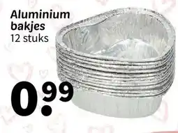 Wibra Aluminium bakjes aanbieding