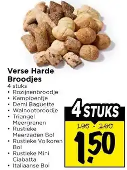 Vomar Voordeelmarkt Verse Harde Broodjes aanbieding