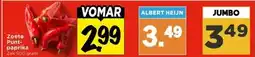 Vomar Voordeelmarkt Zoete Punt- paprika aanbieding