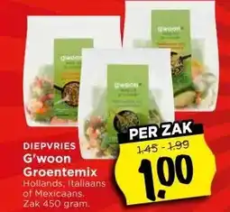 Vomar Voordeelmarkt G'woon Groentemix aanbieding