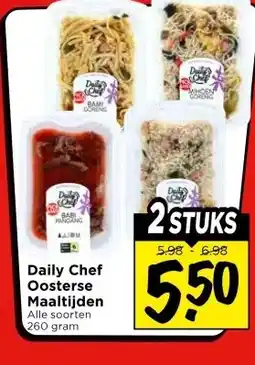 Vomar Voordeelmarkt Daily Chef Oosterse Maaltijden aanbieding