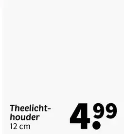 Wibra Theelicht- houder aanbieding