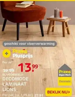 Praxis DECOMODE LAMINAAT LIONS aanbieding