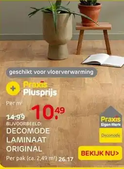 Praxis DECOMODE LAMINAAT ORIGINAL aanbieding