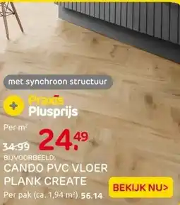 Praxis CANDO PVC VLOER PLANK CREATE aanbieding