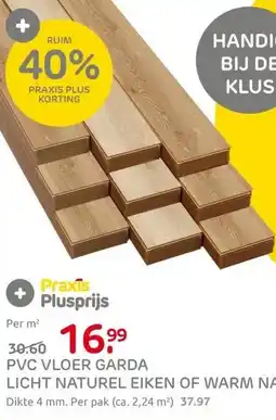 Praxis PVC vloer - Naturel Eiken - Micro aanbieding
