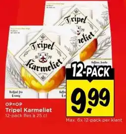 Vomar Voordeelmarkt Tripel Karmeliet aanbieding
