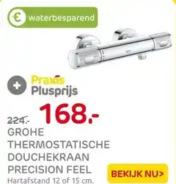 Praxis Grohe Thermostatische Douchekraan aanbieding