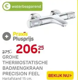 Praxis Grohe Thermostatische Badkraan Precision aanbieding