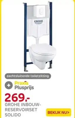 Praxis Grohe Solido Inbouwtoilet set met aanbieding