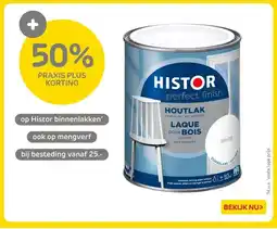 Praxis op Histor binnenlakken aanbieding