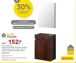 Praxis Aquazuro fonteinmeubelset Napoli aanbieding