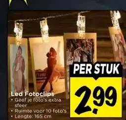 Vomar Voordeelmarkt Led Fotoclips aanbieding