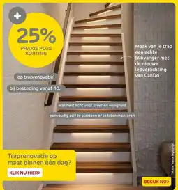 Praxis op traprenovatie aanbieding