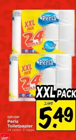 Vomar Voordeelmarkt Perla Toiletpapier aanbieding