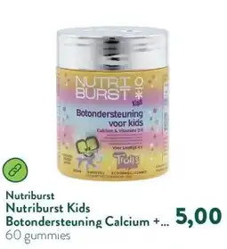 Holland & Barrett Nutriburst Kids Botondersteuning Calcium + Vitamine D3 4+ - 60 gummies aanbieding