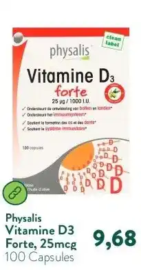 Holland & Barrett Vitamine D3 Forte, 25mcg aanbieding