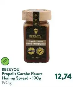 Holland & Barrett Propolis Carobe Rauwe Honing Spread - 190g aanbieding
