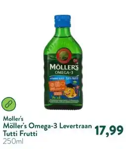 Holland & Barrett Möller's Omega-3 Levertraan Tutti Frutti aanbieding