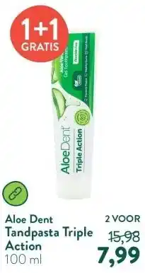 Holland & Barrett Tandpasta Triple Action aanbieding