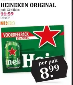 Boon`s Markt HEINEKEN ORIGINAL aanbieding