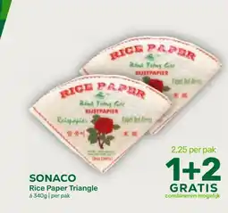 Amazing Oriëntal Sonaco Rice Paper Triangle aanbieding