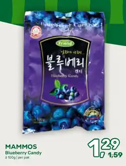 Amazing Oriëntal Mammos Blueberry candy aanbieding