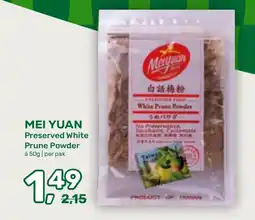 Amazing Oriëntal Preserved White Prune Powder aanbieding