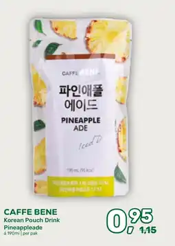 Amazing Oriëntal Caffe bene Korean Pouch Drink Pineappleade aanbieding