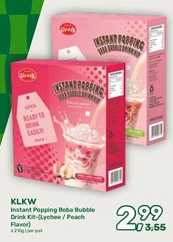 Amazing Oriëntal KLKW Instant Popping Boba Bubble Drink Kit aanbieding