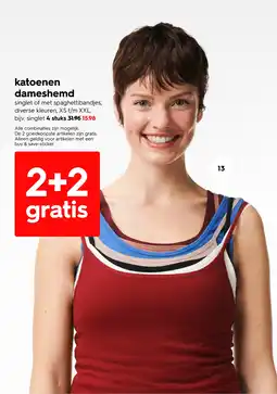 HEMA katoenen dameshemd aanbieding