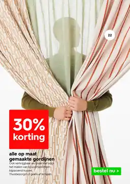 HEMA Alle op maat gemaakte gordijnen aanbieding