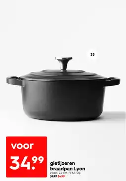 HEMA Gietijzeren braadpan lyon aanbieding