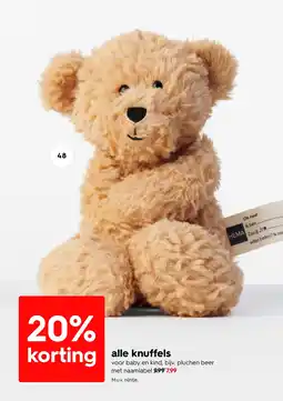 HEMA Alle knuffels aanbieding
