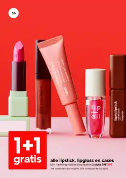 HEMA Alle lipstick, lipgloss en cases aanbieding