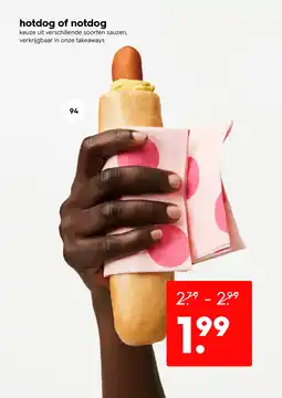 HEMA Hotdog of notdog aanbieding