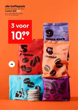 HEMA Alle koffiepads aanbieding