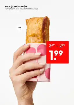 HEMA Saucijzenbroodje aanbieding