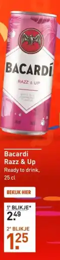 Gall & Gall Bacardí razz & up aanbieding