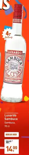 Gall & Gall Luxardo sambuca aanbieding