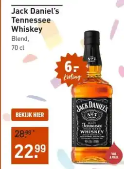 Gall & Gall Jack daniel's tennessee whiskey aanbieding