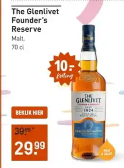 Gall & Gall The glenlivet founder's reserve aanbieding