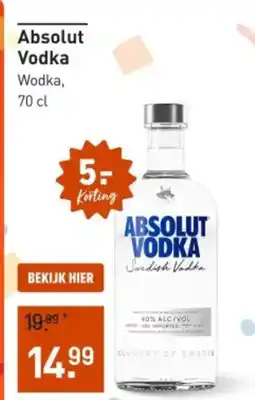 Gall & Gall Absolut vodka aanbieding