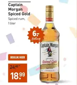 Gall & Gall Captain morgan spiced gold aanbieding