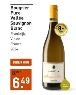 Gall & Gall Bougrier pure vallée sauvignon blanc aanbieding