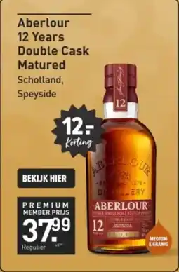 Gall & Gall Aberlour 12 years double cask matured aanbieding